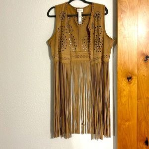 Chico fringe vest.